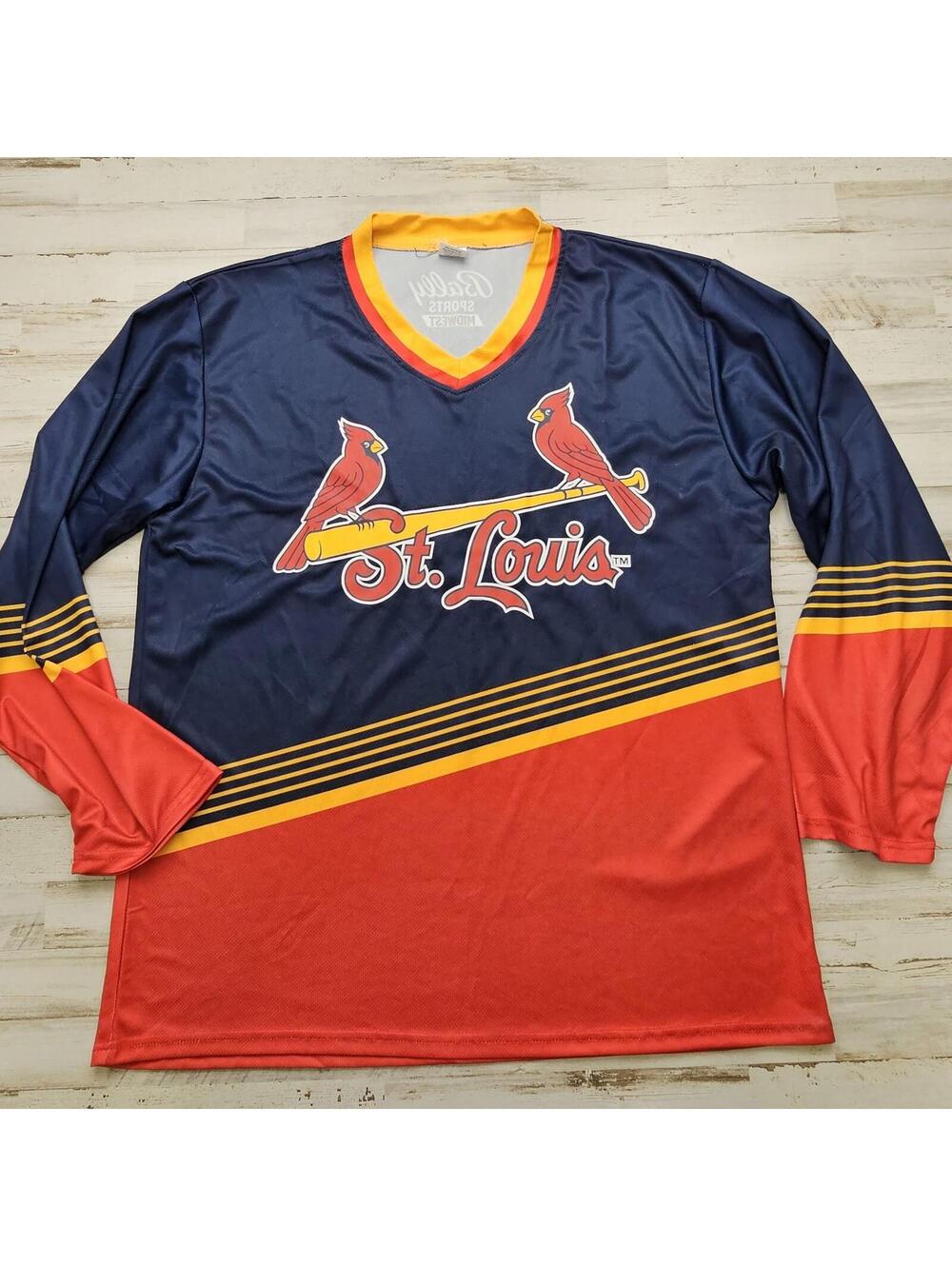 St Louis Cardinals Blues Hockey Jersey SGA Size Adult XL Men's Collectible Gift